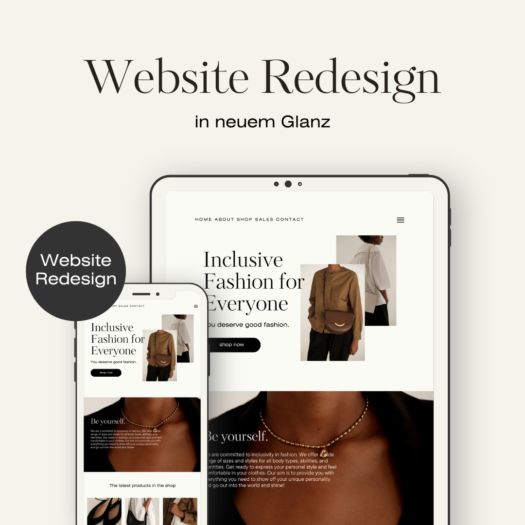Webseite Redesign