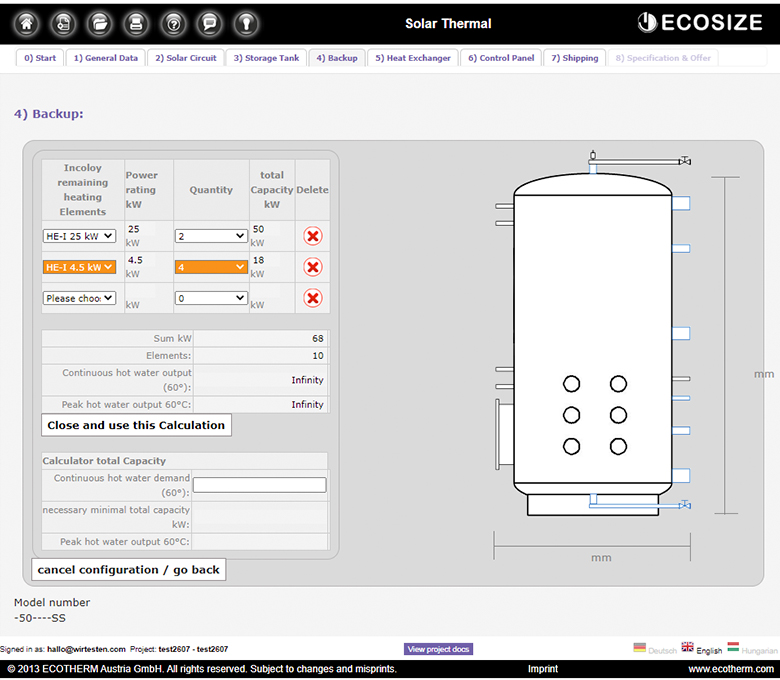 Neues Modul Ecosize